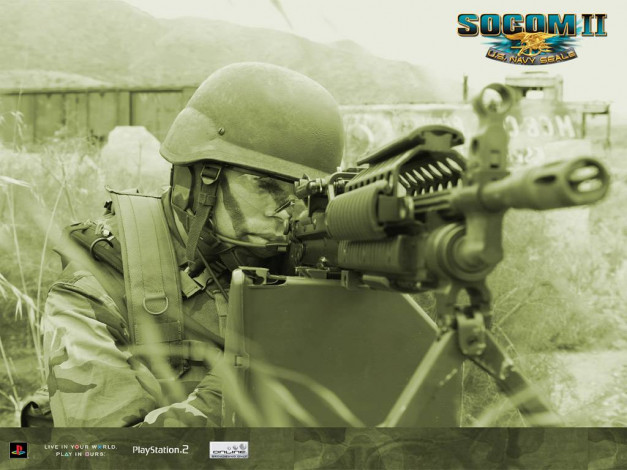 Обои картинки фото socom, ii, us, navy, seals, видео, игры