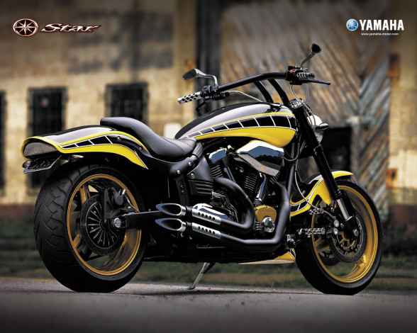 Обои картинки фото мотоциклы, star