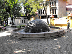 обоя города, фонтаны