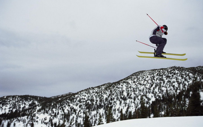 Обои картинки фото спорт, лыжный