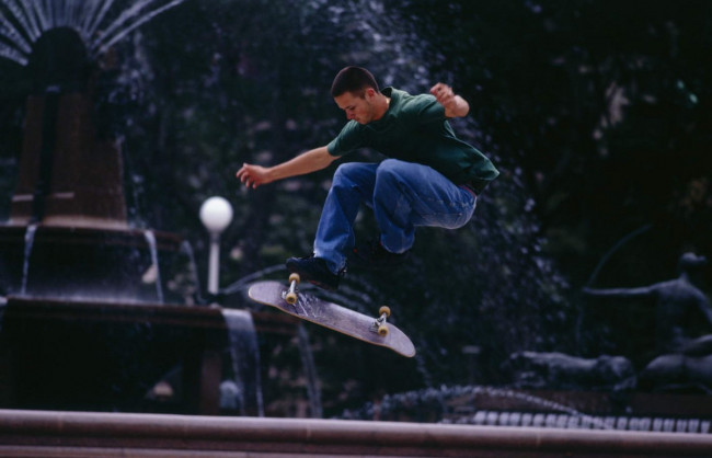 Обои картинки фото спорт, скейтборд