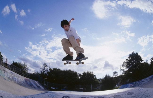 Обои картинки фото спорт, скейтборд