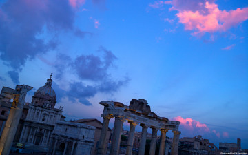 Картинка foro romano rome города рим ватикан италия
