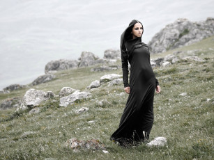 Картинка _Unsort+-НЕ+ВЫБИРАТЬ++ девушки  не выбирать черный грусть фигура одиночество