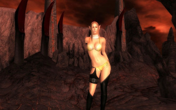 Картинка 3д графика elves эльфы