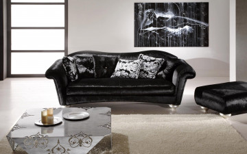 Картинка интерьер гостиная комната диван