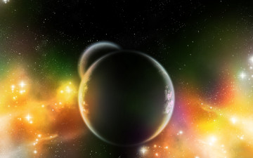 Картинка космос арт планеты