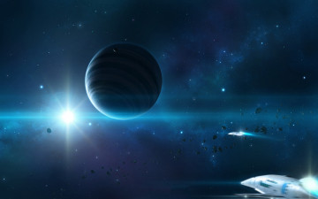 Картинка космос арт планеты