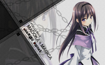 Картинка mahou shoujo madoka magika аниме magica akemi homura