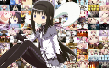 Картинка mahou shoujo madoka magika аниме magica akemi homura
