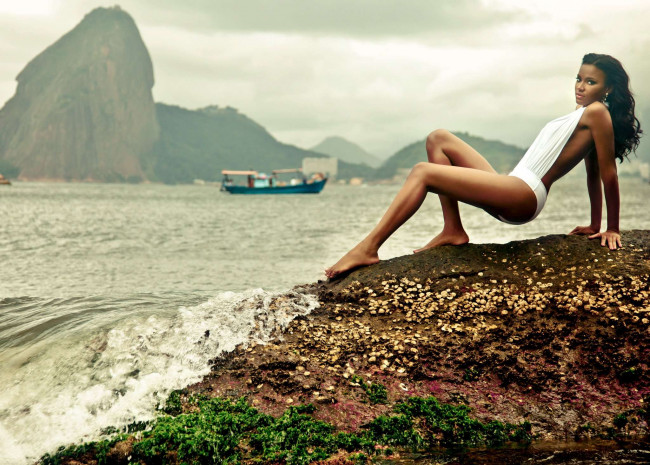 Обои картинки фото Leila Lopes, девушки, темнокожие