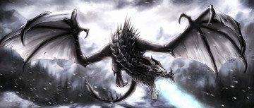 Картинка фэнтези драконы крылья
