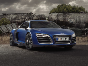 Картинка автомобили audi синий 2013г r8 v10 plus au-spec