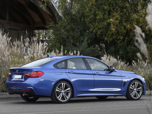 Картинка автомобили bmw 2014г синий f36 au-spec package sport 435i gran coupе m