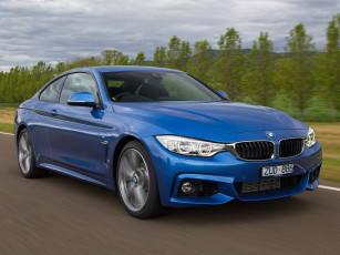 Картинка автомобили bmw 435i синий 2013г f32 au-spec package sport coupе m