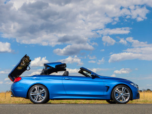 обоя автомобили, bmw, package, sport, cabrio, m, 435i, синий, 2014г, f33, au-spec