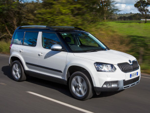 Картинка автомобили skoda э yeti outdoor au-spec 2014г светлый