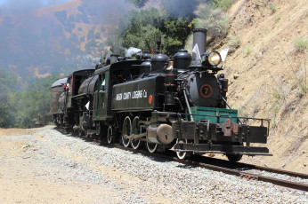 Картинка техника паровозы железная вагоны паровоз дорога рельсы