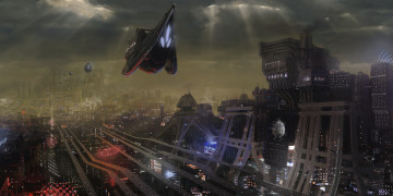 Картинка фэнтези иные+миры +иные+времена город