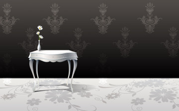 Картинка векторная+графика мебель комната