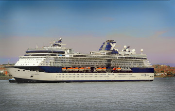 Картинка celebrity+infinity корабли лайнеры лайнер круизный