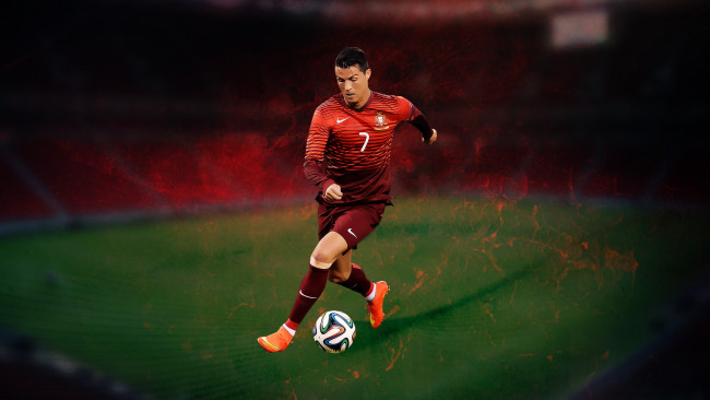 Обои картинки фото спорт, 3d, рисованные, мяч, игрок