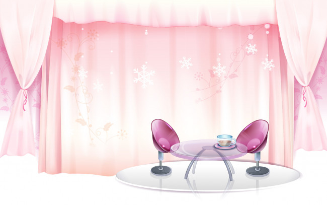 Обои картинки фото векторная графика, комната, мебель