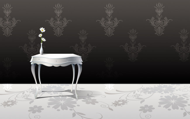 Обои картинки фото векторная графика, мебель, комната