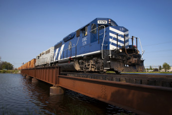 Картинка техника поезда железная дорога рельсы локомотив состав