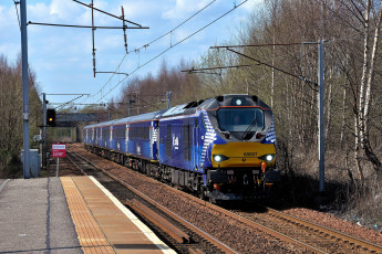 Картинка техника поезда железная дорога рельсы локомотив состав