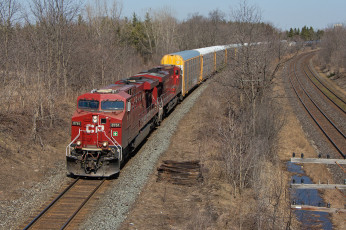 Картинка техника поезда железная дорога рельсы локомотив состав