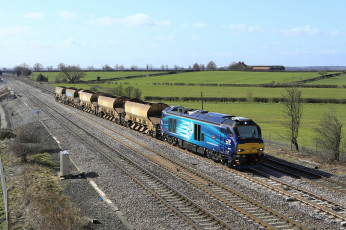 Картинка техника поезда железная дорога рельсы локомотив состав