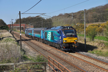 Картинка техника поезда железная дорога рельсы локомотив состав