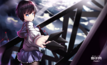 Картинка аниме owari+no+seraph owari no seraph yukimi shigure девушка кунаи оружие hk zxd0554 арт