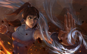 обоя мультфильмы, - avatar, стихия, земля, the, legend, of, korra, вода, арт, воздух, корра, аватар, легенда, о, корре, огонь, магия