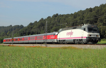 Картинка техника электровозы железная дорога рельсы локомотив состав