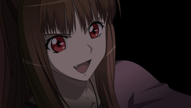 Обои картинки фото аниме, spice and wolf, девушка, арт, horo, spice, and, wolf