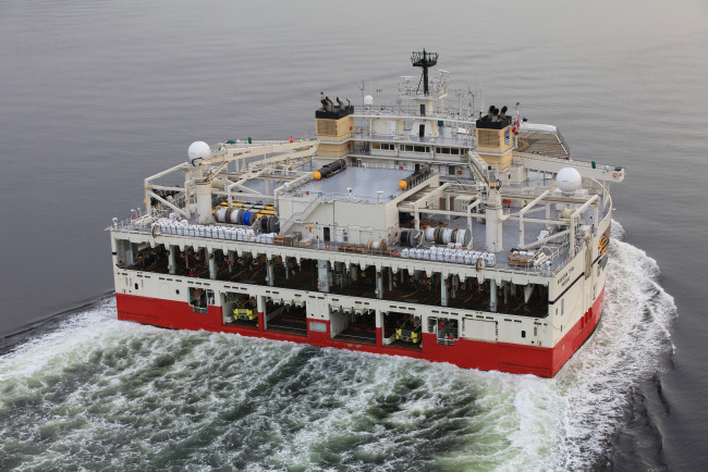 Обои картинки фото ramform titan, корабли, грузовые суда, паром