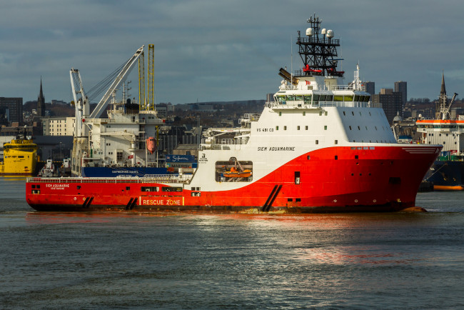 Обои картинки фото siem aquamarine, корабли, другое, судно, вспомогательное, специальное