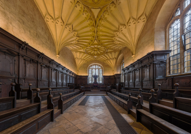 Обои картинки фото convocation house,  bodleian library,  oxford, интерьер, кабинет,  библиотека,  офис, библиотека, зал