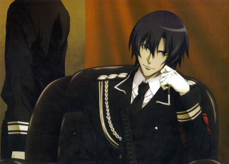 Картинка аниме togainu+no+chi парень