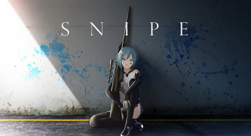 Картинка аниме оружие +техника +технологии девушка