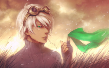 Картинка аниме unknown +другое шарф парень