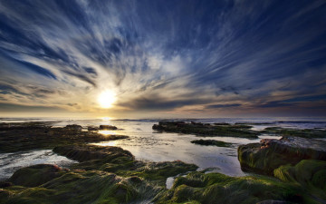 Картинка природа восходы закаты пейзаж море закат