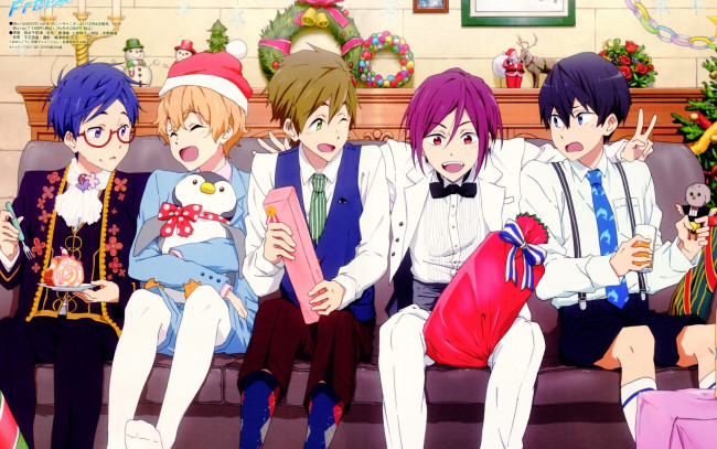 Обои картинки фото аниме, free, мальчики