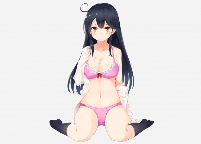 Обои картинки фото аниме, kantai collection, девушка