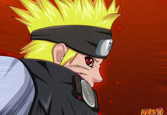 Картинка аниме naruto глаза протектор узумаки наруто