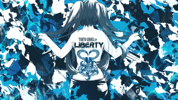 Картинка аниме tokyo+ghoul спина татуировка волосы девушка