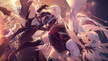 Картинка аниме unknown +другое фон взгляд девушка