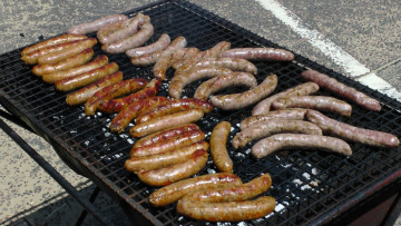 Картинка еда колбасные+изделия колбаски гриль